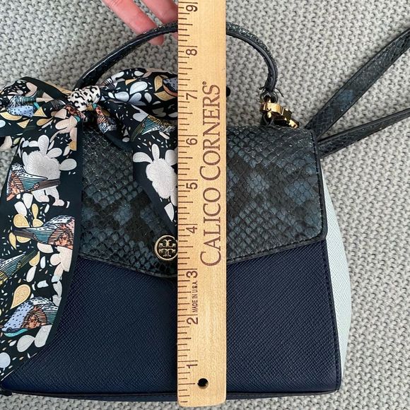 Tory Burch Robinson Mixed Media Crossbody Bag - Picture 6 of 13